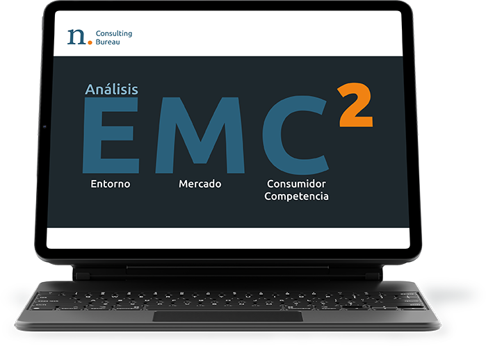 ene Consulting, esquema Análisis EMC2; Entorno, Mercado, Consumidor, Competencia